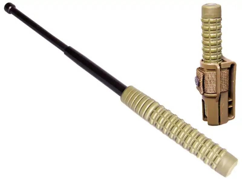 Vrácení Zdarma Tel. obušek ESP 16 "40cm, kalený, černý, khaki rukojeť