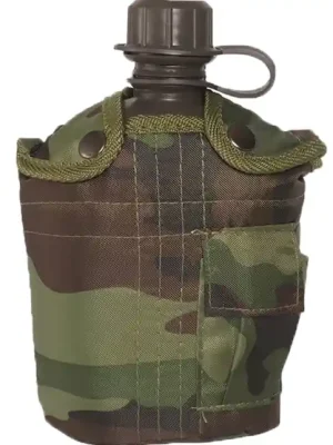 Mil-Tec US polní láhev vzor woodland 1l s ALU miskou Nová Kolekce