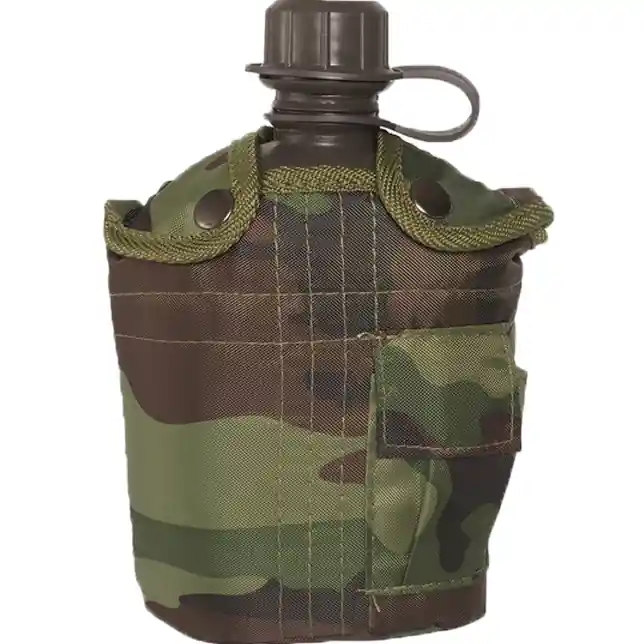 Mil-Tec US polní láhev vzor woodland 1l s ALU miskou Nová Kolekce