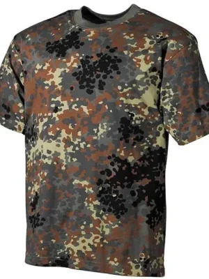 Tovární Cena MFH maskáčové tričko vzor german flecktarn, 160g/m2