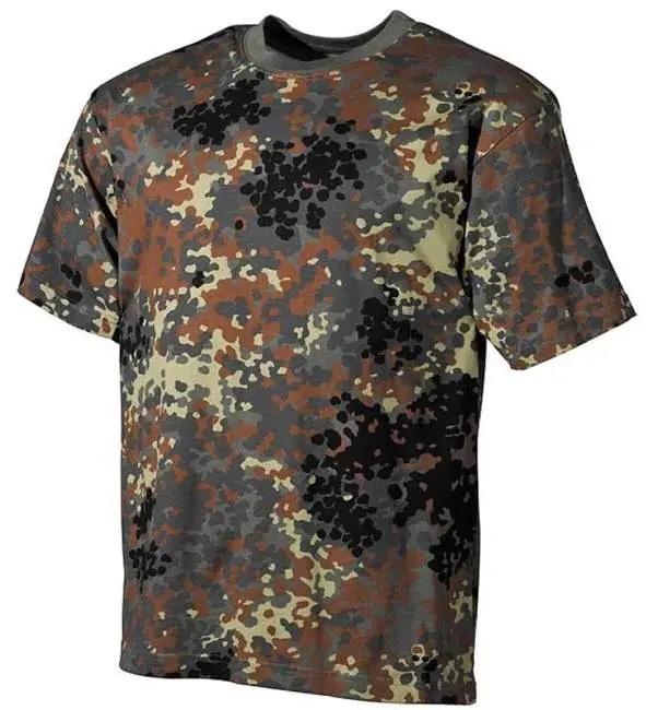 Tovární Cena MFH maskáčové tričko vzor german flecktarn, 160g/m2