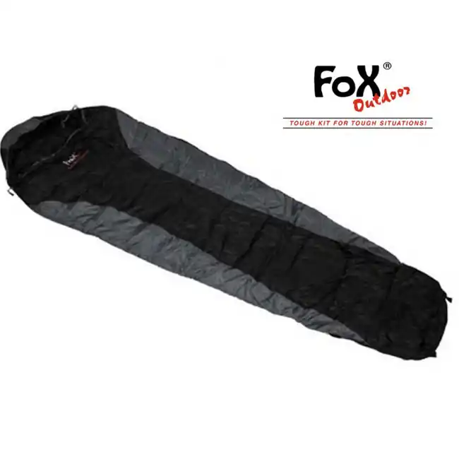 Nejlepší Volba FOX mumia economic spacák černo - šedý +/ - 0°C