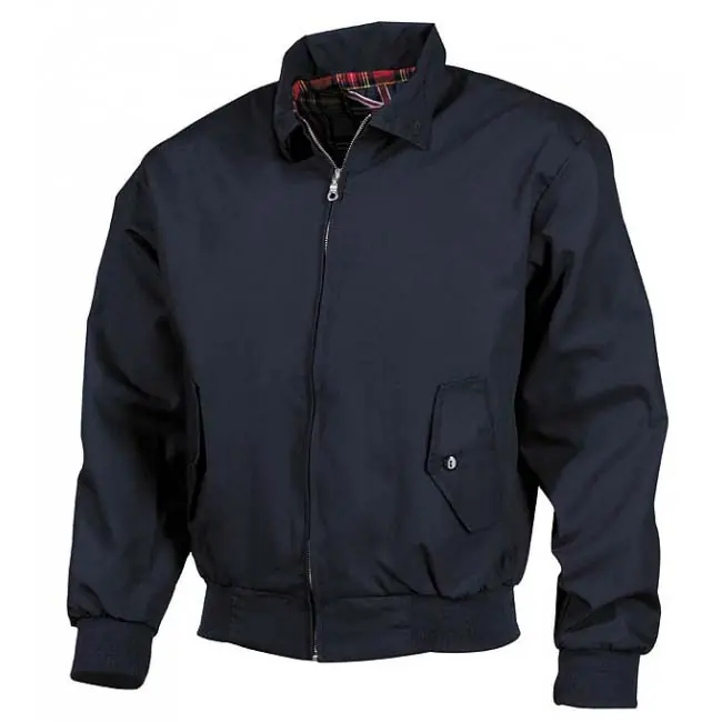 Vrácení Zdarma Pro Company Harrington bunda anglického stylu modrá