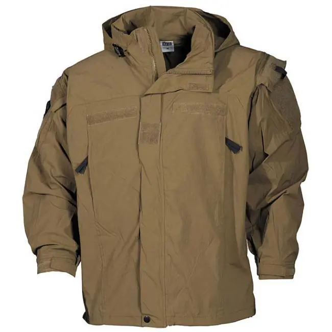 Vrácení Zdarma MFH US bunda soft shell coyote tarn - level5