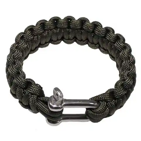 MFH náramek paracord olivový kovová spona, šířka 2,3 cm Přímo Od Výrobce