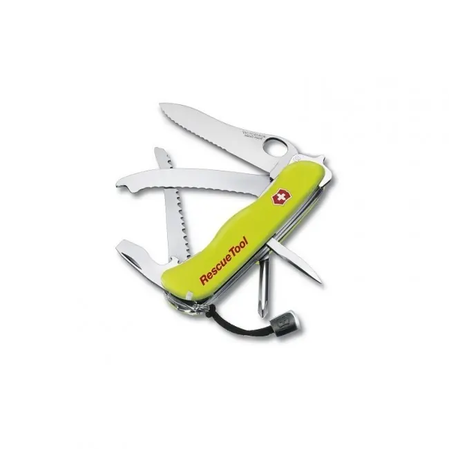 Victorinox kapesní nůž reflexní žlutý 111mm Rescue Tool s pouzdrem Jen Po Omezenou Doba