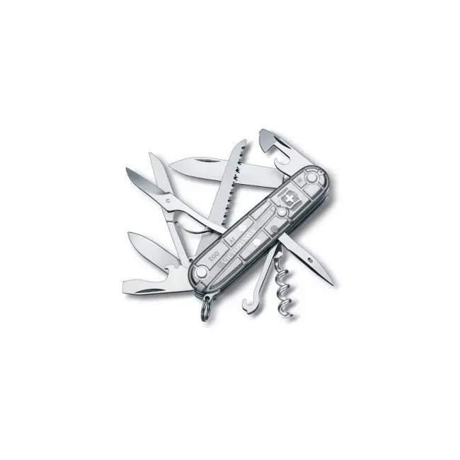 Victorinox kapesní nůž transparentní 91mm Huntsman SilverTech Dokud Zásoby Vydrží