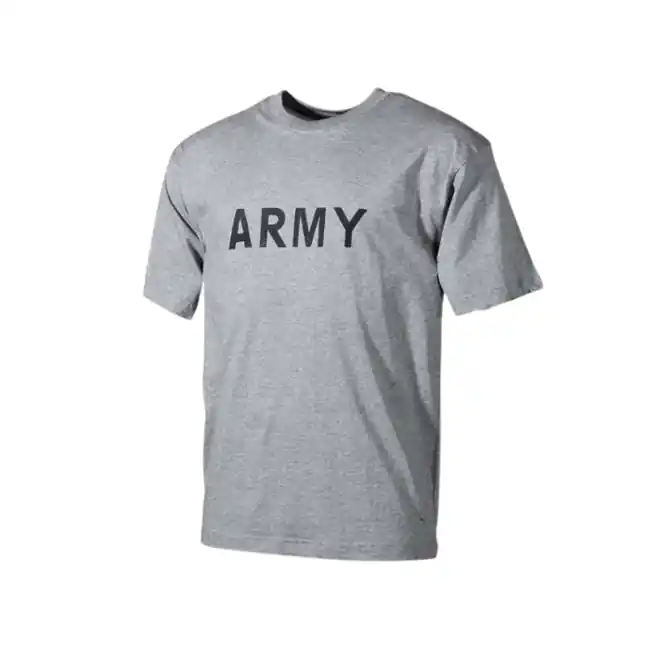 MFH tričko s nápisem army šedé, 160g/m2 Odeslání Ihned