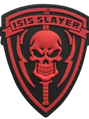 WARAGOD Nášivka 3D ISIS SLAYER with Punisher 7.5x6cm Víkendová Akce