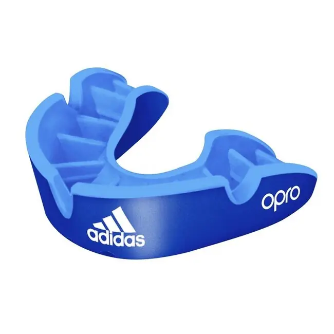 Výprodej Adidas chránič zubů Opro Gen4 Silver, modrý