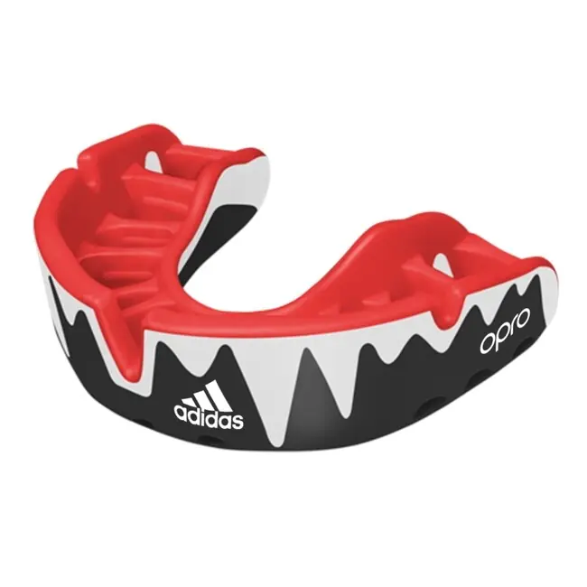 Sezónní Sleva Adidas chránič zubů Opro Gen4 Platinum, černo bílo červený