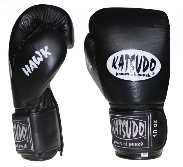 Katsudo box rukavice Hawk, černé Levný