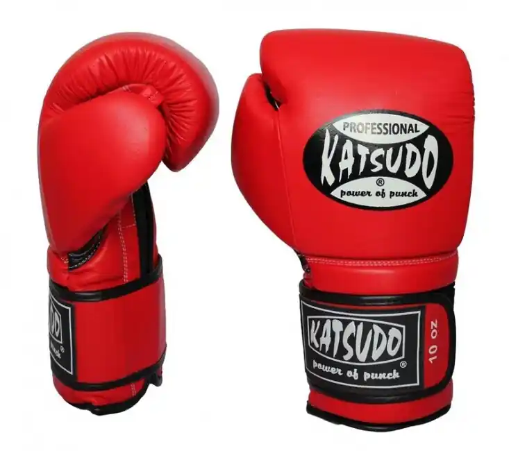 Super Cena Katsudo box rukavice Profesionál II, červená