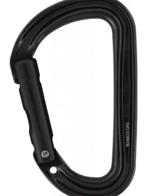 Petzl SMD WALL karabina D bez pojistky zámku černá Expresní Doručení