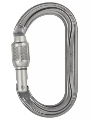 Dokud Zásoby Vydrží Petzl OK SCREW LOCK karabina ovál se šroubovací pojistkou
