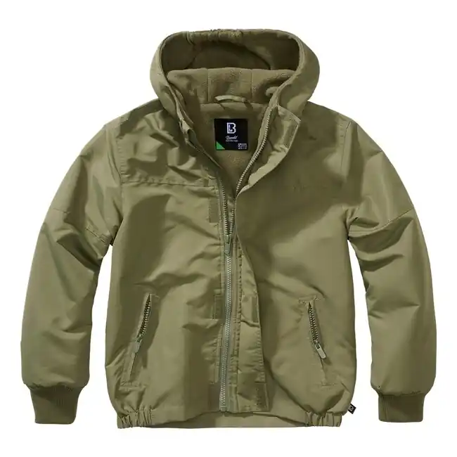 Brandit Windbreaker Frontzip dětská bunda, olivová Aktuální