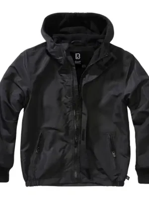 Brandit Windbreaker Frontzip dětská bunda, černá Nízká Cena