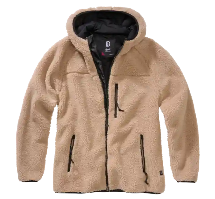 Ověřený Brandit Teddy flísová dámská bunda, camel