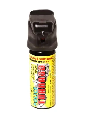 Pepřový sprej se světlem, kaser, tornado 50ml Odeslání Ihned