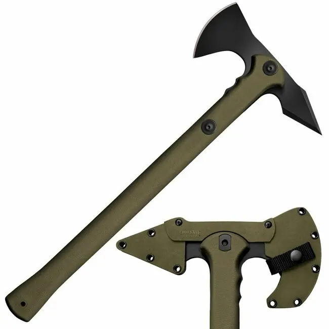 Cold Steel Trench Hawk sekera, olivová 48 cm Sleva