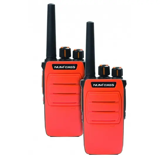 Časově Omezené NUM´AXES Walkie Talkie vysílačka, model TLK1054, červená