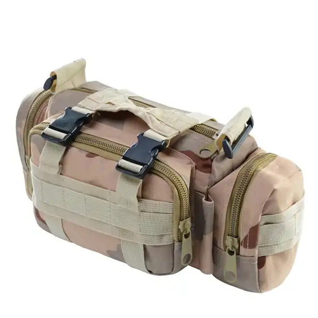 WARAGOD Höft taktická ledvinka, desert camo Zlevněný