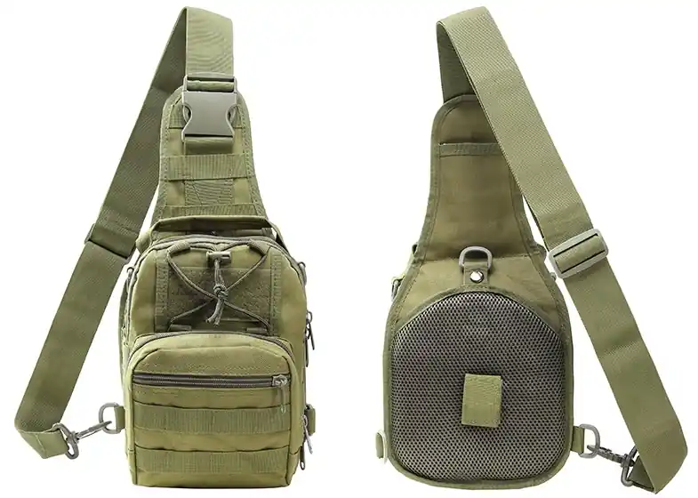 WARAGOD Soldat assault S crossbody taška, olivová Expresní Doručení
