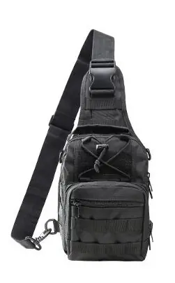 Rychlé Dodání WARAGOD Soldat assault S crossbody taška, černá