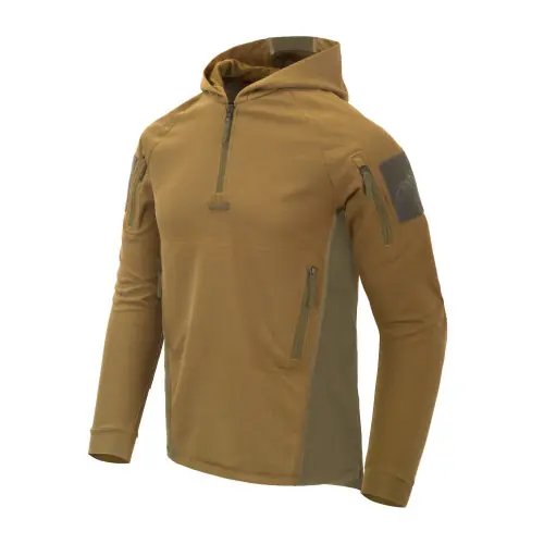 Originální Helikon-Tex Range Hoodie - TopCool mikina s kapucí, coyote/adaptive green