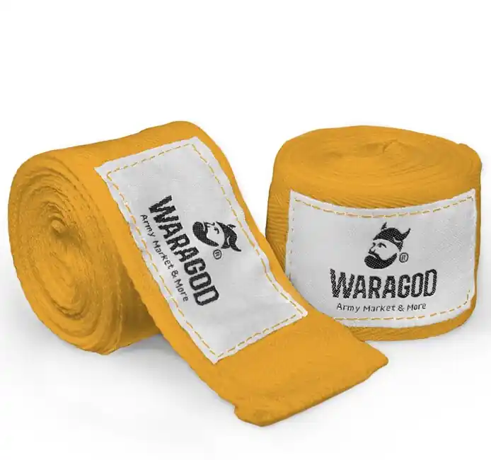 WARAGOD boxerské bandáže 2,5m, žluté Přímo Od Výrobce