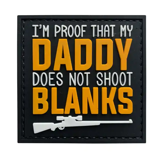 Nejlepší Cena WARAGOD I‘m proof that my daddy PVC nášivka