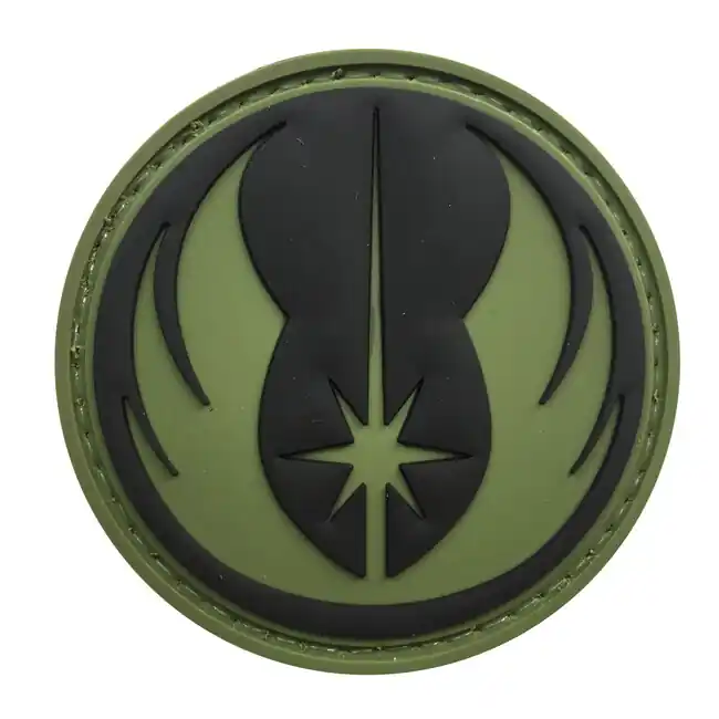 Expresní Doručení WARAGOD Jedi Order PVC nášivka, zelená