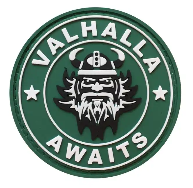 Oblíbený WARAGOD Valhalla Awaits PVC nášivka