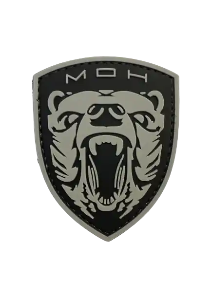WARAGOD Medal of Honor MOH Grizzly PVC nášivka, šedá Koupit Online