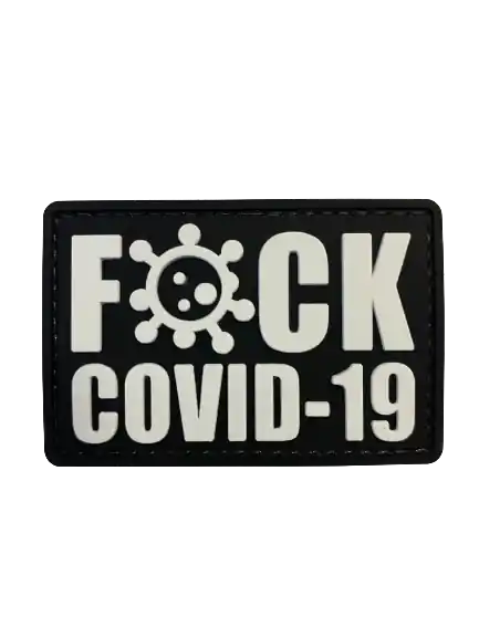 WARAGOD Fuck Covid 19 PVC nášivka Rychlé Dodání