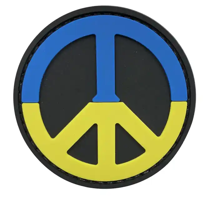 Víkendová Akce WARAGOD Peace Ukraine PVC nášivka