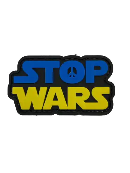 Cenový Hit WARAGOD Stop war PVC nášivka