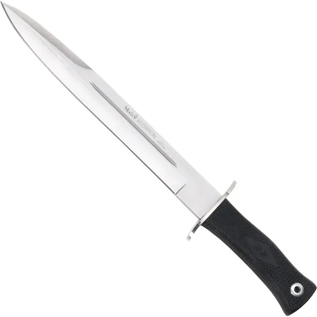 Finální Výprodej Nůž MUELA Scorpion s černou a ocelovou pevnou čepelí