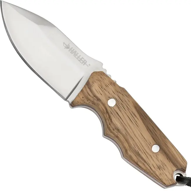 Objednat Nyní Nůž Haller s pevnou čepelí Outdoor Zebraholzgriff