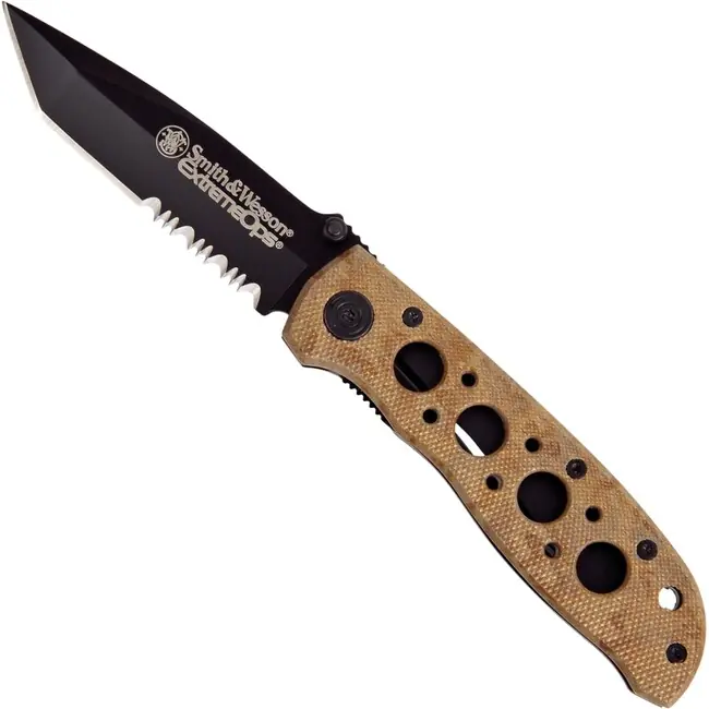 Pouze Dnes Kapesní nůž Smith & Wesson Extreme Ops Tanto Desert CK5TBSD