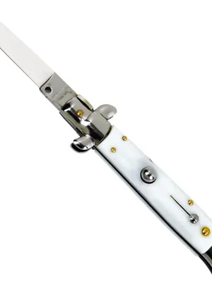 Bezpečná Platba Kapesní nůž Haller Spring Stiletto bílý