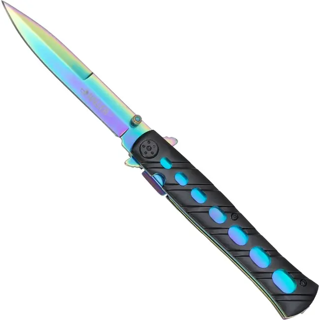 Novinka Kapesní nůž Haller Stiletto rainbow Klinge