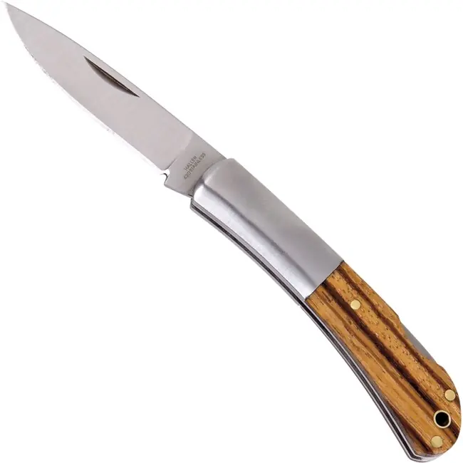 Nízká Cena Haller Kapesní nůž Tame Stahlbacken Zebraholz, 420rsf, 60mm
