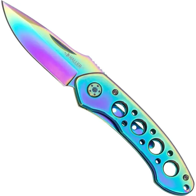 Aktuální Kapesní nůž Haller Taschenme Rainbow coating