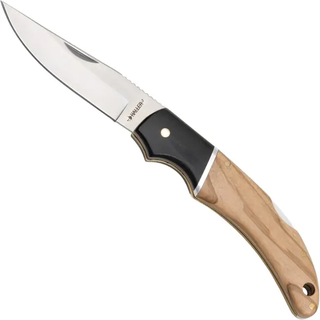 Zlevněný Kapesní nůž Haller Pakka/Olive wood