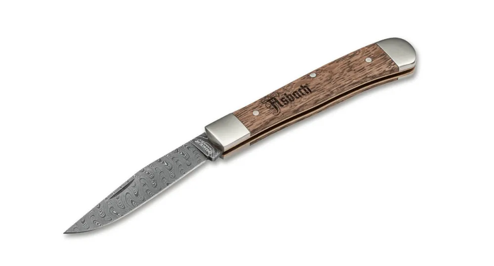 Damaškový nůž Böker Trapper Asbach Uralt s pouzdrem, 8,5 cm, hnědý Nejlepší Cena