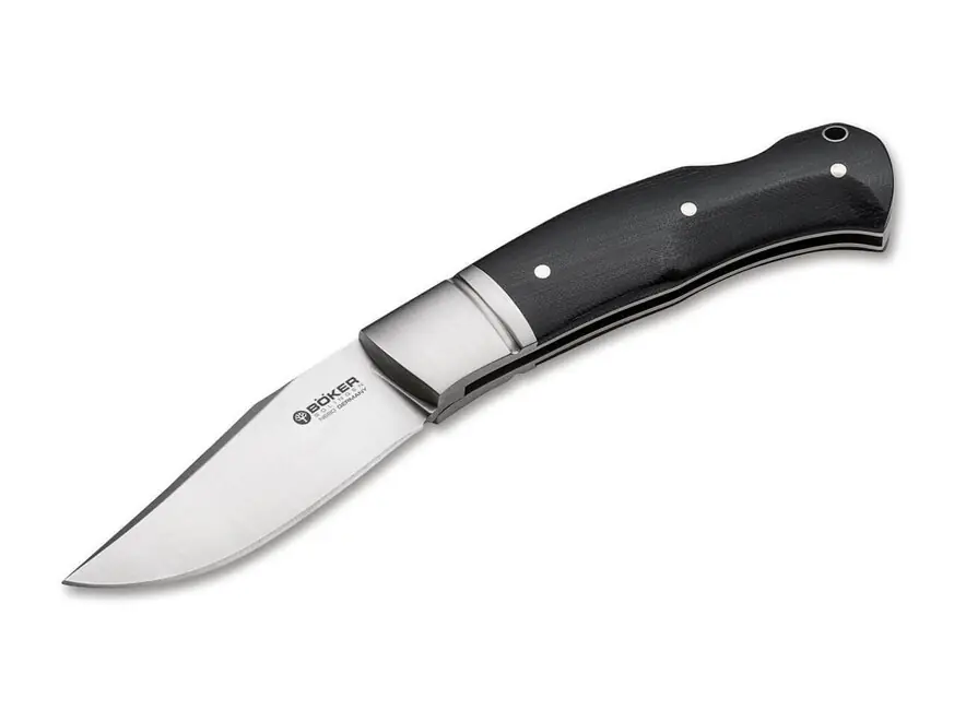 Tovární Cena Kapesní nůž Böker Boxer Micarta, 7,5 cm, černý