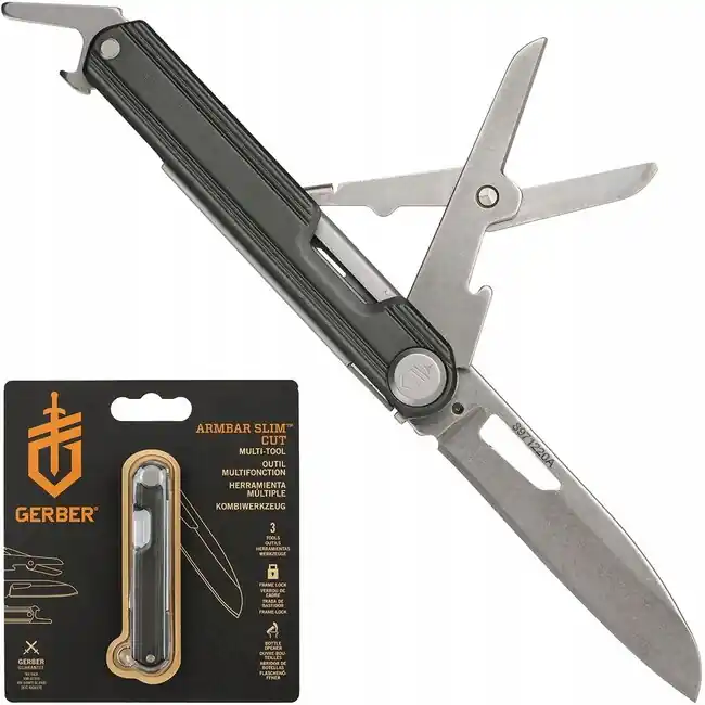 Víkendová Akce Multifunkční nůž Gerber Onyx 3 nástroje, 6,3 cm, černý