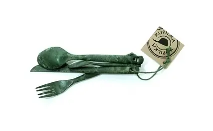 Nejlepší Volba Kupilka CUTLERY kempingový příbor, zelený