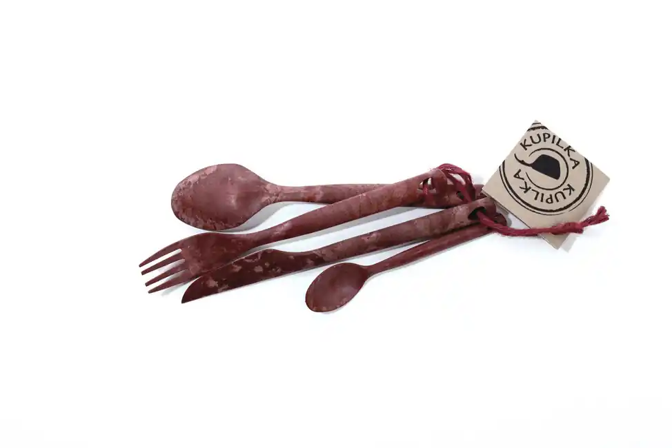 Kupilka CUTLERY kempingový příbor, červený Bezpečná Platba